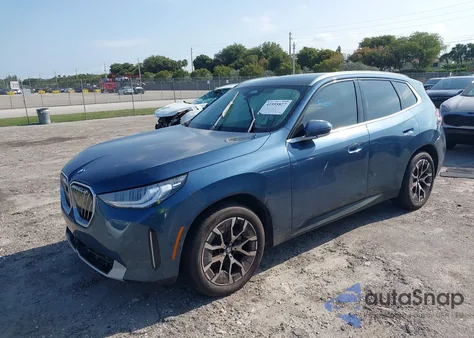 2025 BMW X3 30 xDrive from USA, damaged, VIN 5UX53GP09S9Y86411